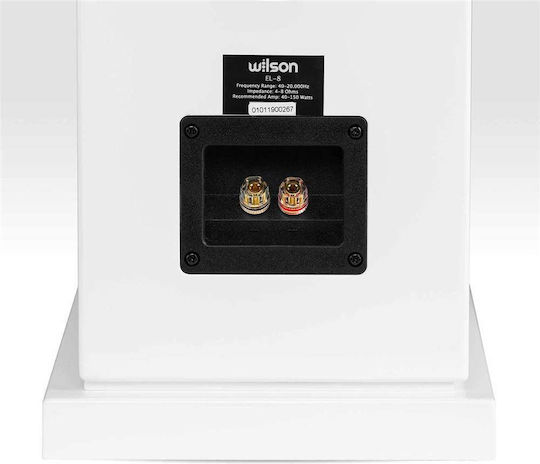 Wilson Exclusive Line 8 4700125 Ζεύγος Ηχείων Hi-Fi Δαπέδου Π19.5xΒ30.2xΥ116εκ. Λευκό