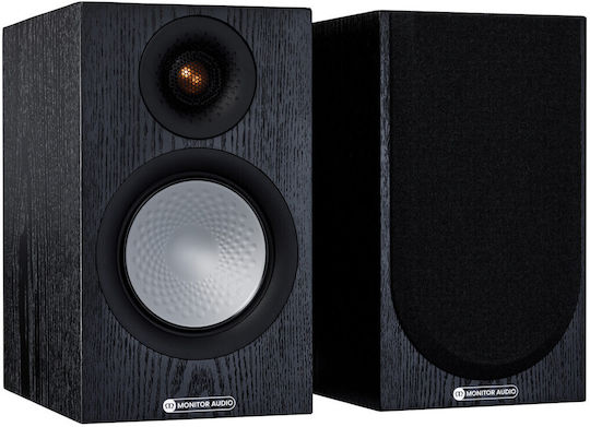 Monitor Audio Silver 50 7G Ζεύγος Ηχείων Hi-Fi Βιβλιοθήκης 100W 2 Δρόμων Π16.5xΒ27.2xΥ28.2εκ. Gloss Black