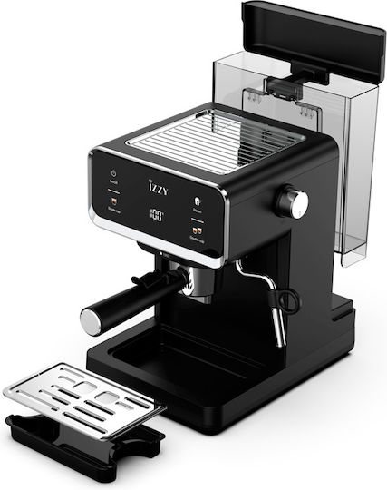 Izzy IZ-6017 Automatic Espresso Machine 1000W Pressure 20bar Black