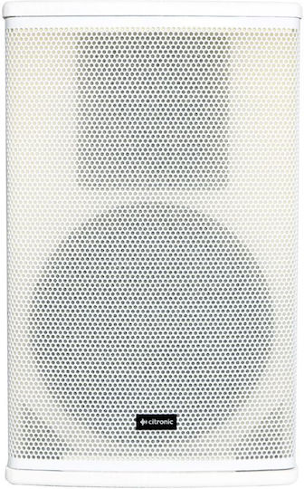 Citronic CUBA-10 CUBA-10W 5015972230459 Passive Speaker PA 270W with Woofer 10" 31.3x30.7x50.7cm. in White Color
