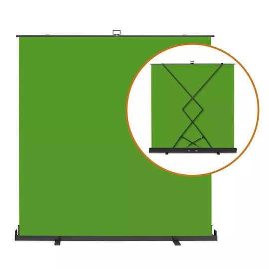 Walimex Рол-ъп Панел Фотографско Текстилно Фон 210x220см Зелен