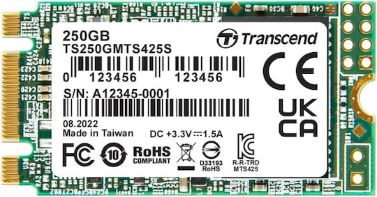 Transcend 425S SSD 250GB M.2 mit SATA III Verbindung