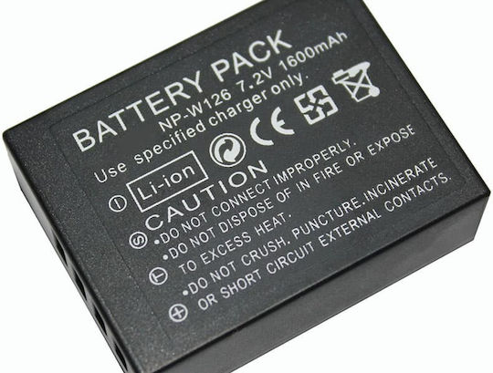 Censreal Μπαταρία Φωτογραφικής Μηχανής Batmax NP-W126 Ιόντων-Λιθίου (Li-ion) 1260mAh Συμβατή με Fujifilm