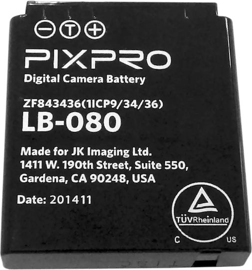 Kodak Μπαταρία Φωτογραφικής Μηχανής Pixpro Lb-080 LB080