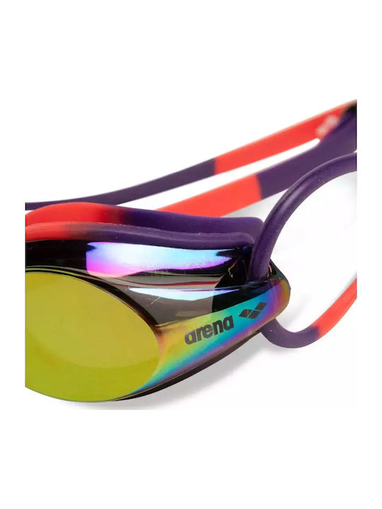 Arena Tracks Mirror Swimming Goggles Adults Multicolored