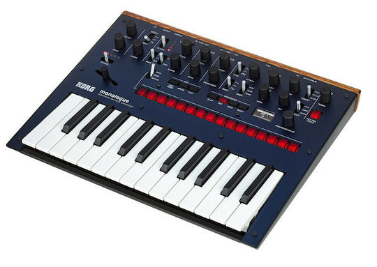 Korg Monologue Case Set Analog Synthesizer with 25 Keys Blue