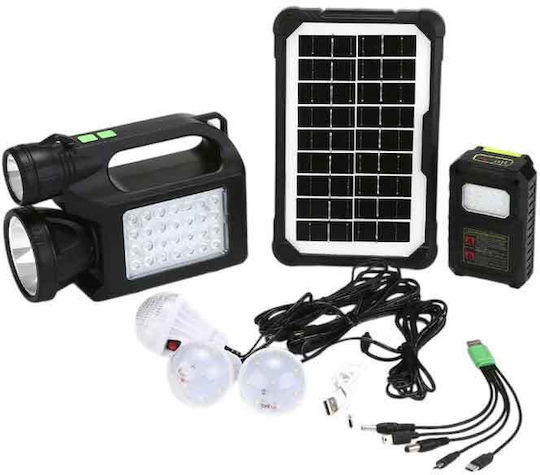 Sistem de Iluminat Solar Gdsuper 30W 28LED Gd-c10 Lumină Portabilă de Urgență Multifuncțională