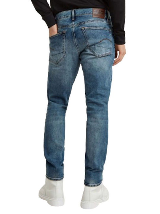 G-Star Raw Pantaloni Blugi pentru Bărbați Regular Fit Tapered Vintage Azure