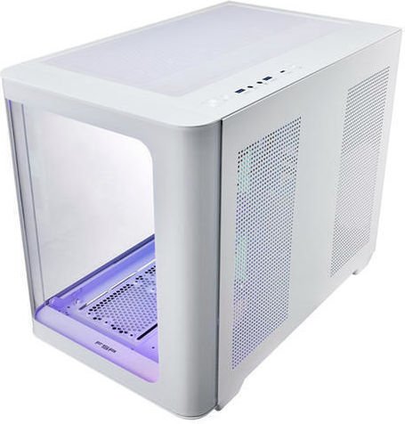 FSP/Fortron S380 Gaming Midi Tower Κουτί Υπολογιστή με Πλαϊνό Παράθυρο και RGB Φωτισμό Λευκό