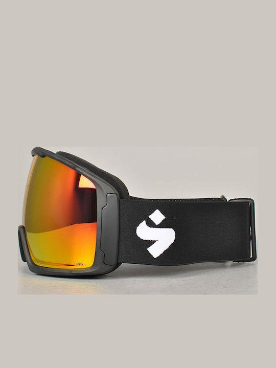 Sweet Protection Μάσκα Σκι & Snowboard Ενηλίκων Μαύρη με Φακό σε Μαύρο Χρώμα