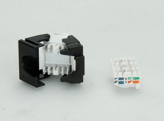 Keystone Cat6 werkzeuglos Weiß UTP 26.99.0363-40