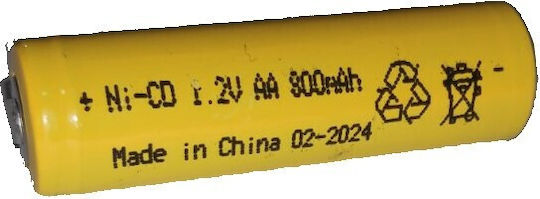 KAL Electronics Επαναφορτιζόμενη Μπαταρία AA Ni-MH 800mAh 1.2V με Λαμάκι 1τμχ