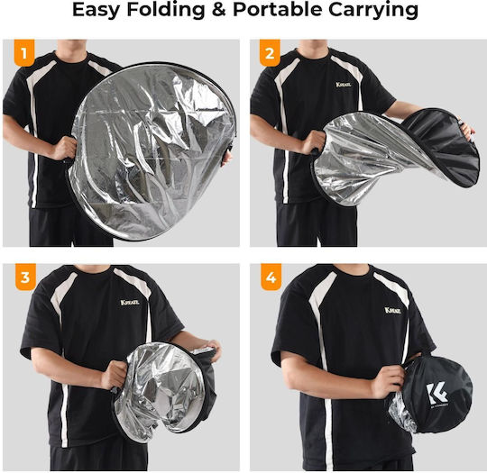 K&F Concept pliabil Reflector de fotografie 80 cm KF18.0005