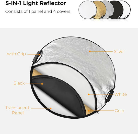 K&F Concept KF18.0004 Foldable Photography Reflector 60cm