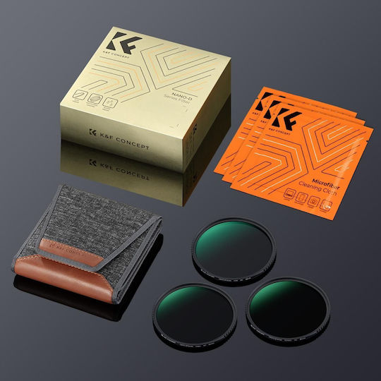 K&F Concept NDFilter Kit 72mm for Camera Lenses
