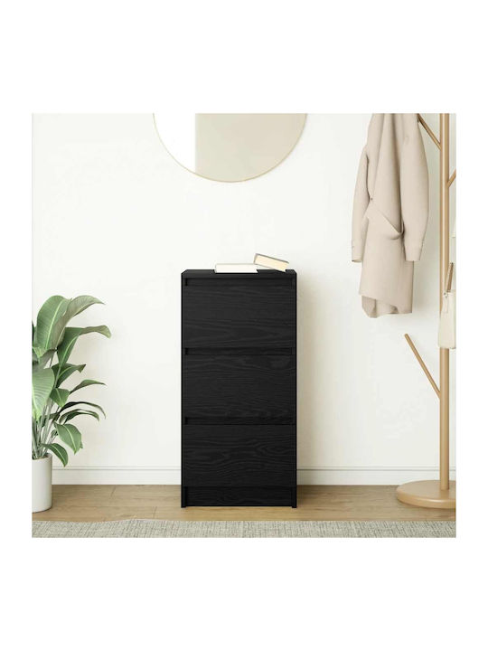 Drawers Storage Wooden L37.5xW35xH76cm