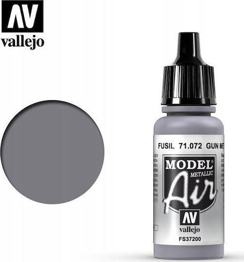 Acrylicos Vallejo Model Making Paint Gun Metal 17ml