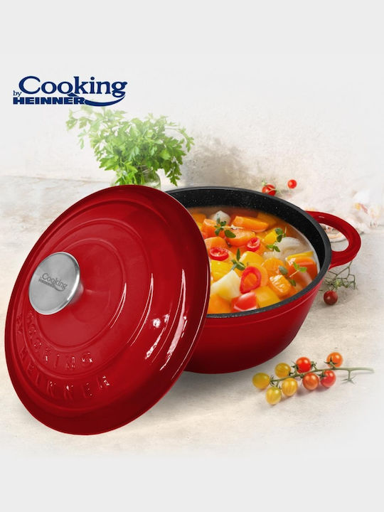 Heinner Deep Pot made of Cast Iron 2.9lt / 22cm