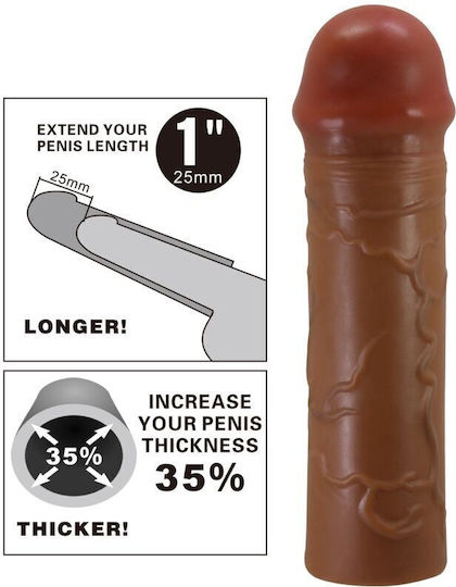 Pretty Love Nile Extensie De Penis Maro 2.5cm
