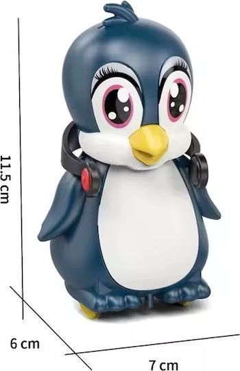 Set de 4 pinguini magnetici care merg și cântă pentru copii de 3 ani+ multicolori
