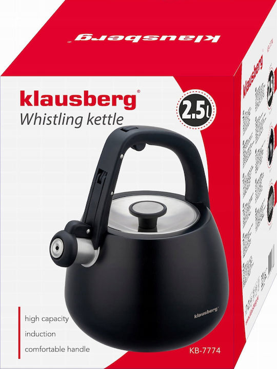 Klausberg Кана Неръждаем Черен 2500мл