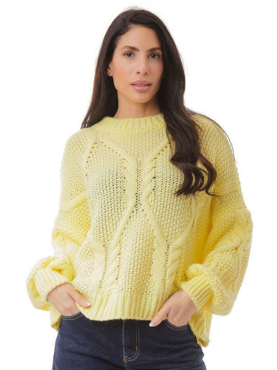 Silia D Pullover Yellow clo-24-2380 (ylw)