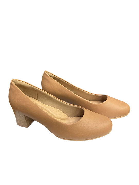 Piccadilly Tabac Brown Heels