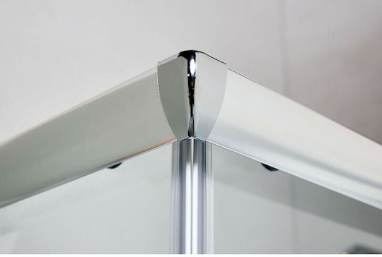 Tema Καμπίνα Ντουζιέρας με Συρόμενη Πόρτα 100x80x180cm Clear Glass Tema Καμπίνα Ντουζιέρας με Συρόμενη Πόρτα 100x80x180cm Clear Glass