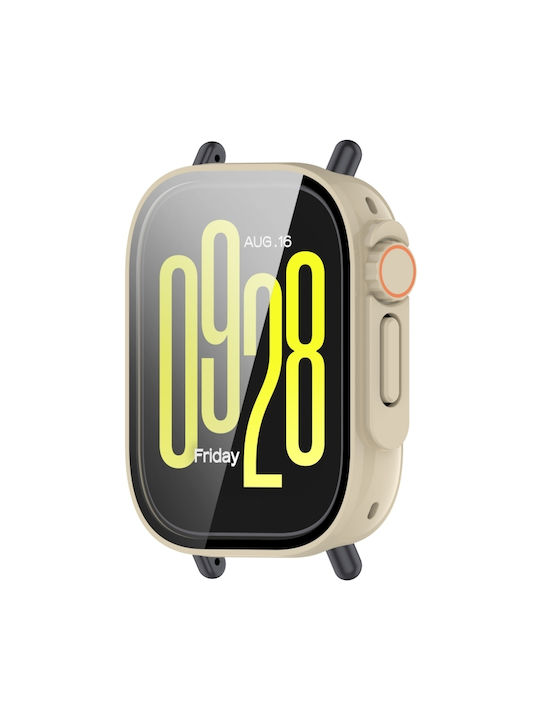 Tempered Film Πλαστική Θήκη σε Λευκό χρώμα για Redmi Watch 5 Active