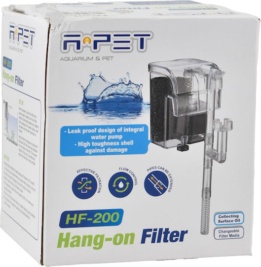 Tpster Εξωτερικο Φιλτρο Ενυδρειου Hf-200 8.5*9*23cm 37671