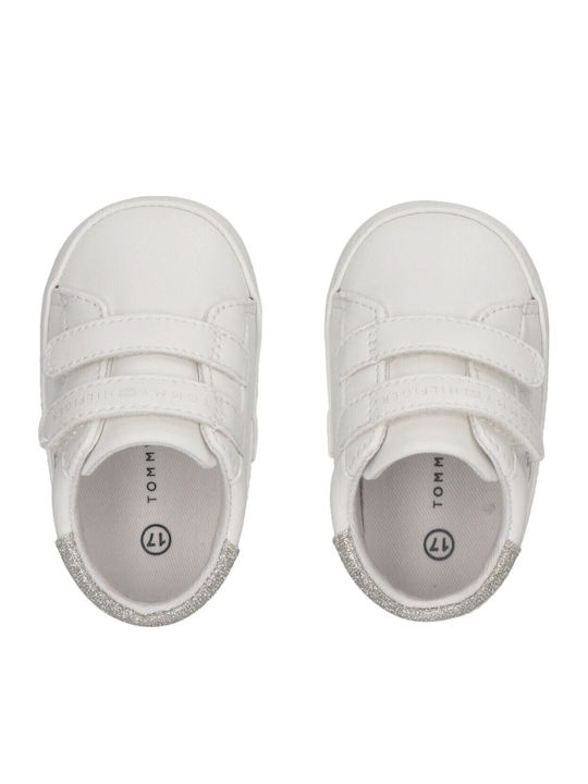 Tommy Hilfiger Adidași pentru bebeluși Albe