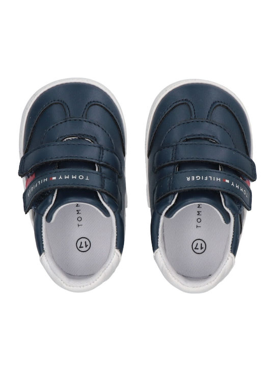 Tommy Hilfiger Βρεφικά Sneakers Αγκαλιάς Μπλε