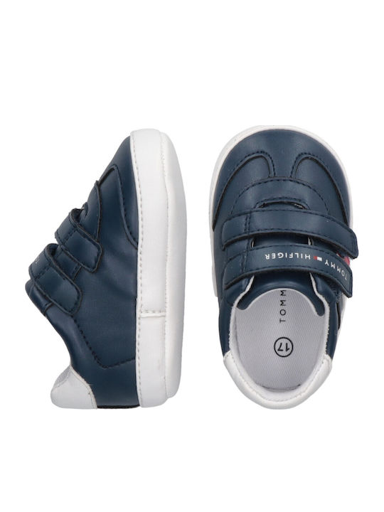 Tommy Hilfiger Βρεφικά Sneakers Αγκαλιάς Μπλε