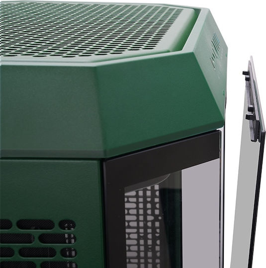 Thermaltake The Tower 600 Gaming Midi Tower Computer Case with Window Panel Racing Green