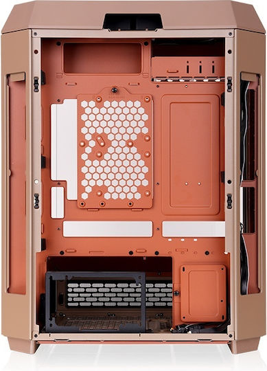 Thermaltake The Tower 600 Гейминг Midi Tower Компютърна кутия със странично прозорче Gravel Sand