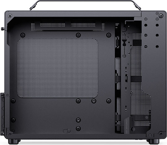 Jonsplus Z20 Gaming Mini-Turm Computergehäuse mit Seitenfenster Schwarz