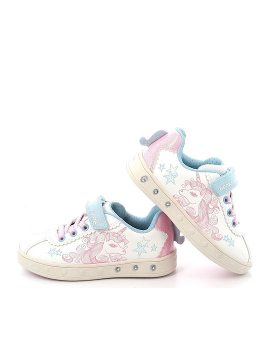 J SKYLIN Adidași Copii Anatomici Cu Închidere Hoop & Loop Și Cu Luminite Albi