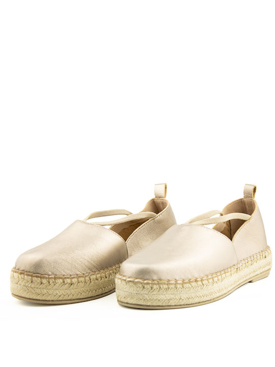 Ragazza Women's Leather Espadrilles Beige