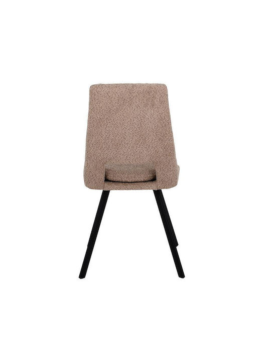 Alice Dining Room Artificial Leather Chair Cappuccino 47x54x87cm 2pcs