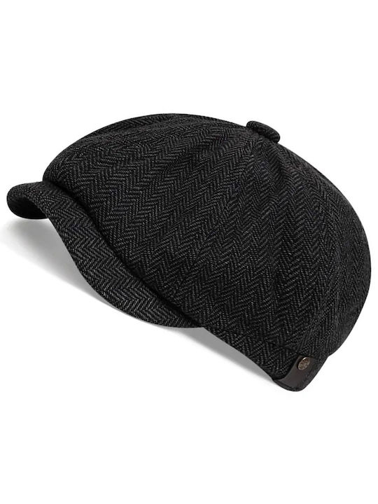 Luciano Faketti Men's Beret Black