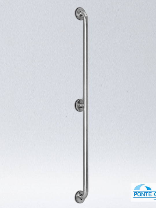 Ponte Giulio Inox Bathroom Grab Bar for Persons with Disabilities 140cm Silver