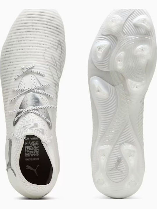 PUMA Future 8 Ultimate FG Ποδοσφαιρικά Παπούτσια με Τάπες Λευκά PUMA Future 8 Ultimate FG Ποδοσφαιρικά Παπούτσια με Τάπες Λευκά