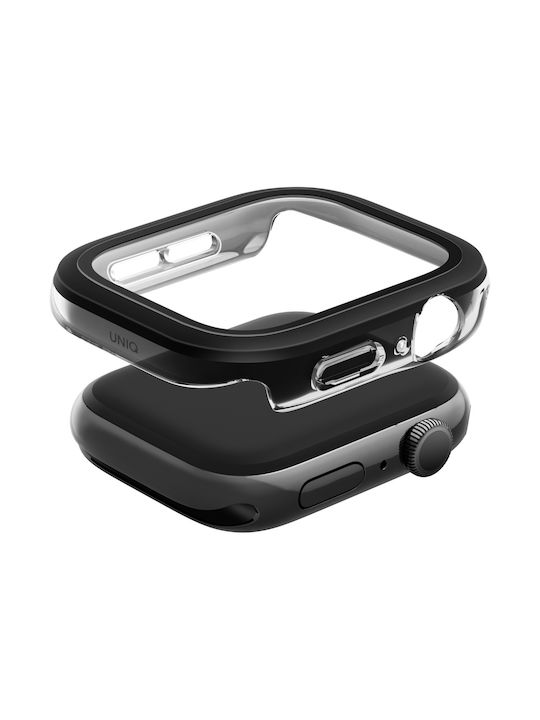 Uniq Voute Θήκη Apple Watch Series 10 42mm Tempered Glass Μαύρο Uniq Voute Θήκη Apple Watch Series 10 42mm Tempered Glass Μαύρο