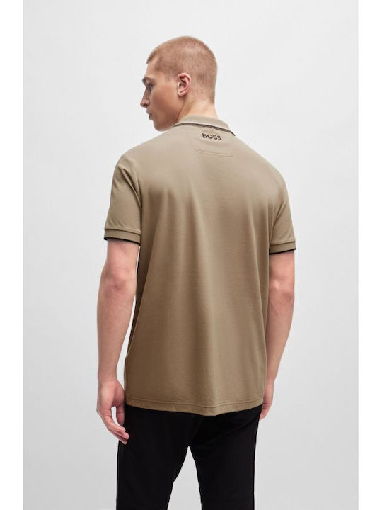 Boss Paddy Polo Μπλούζα Καφέ