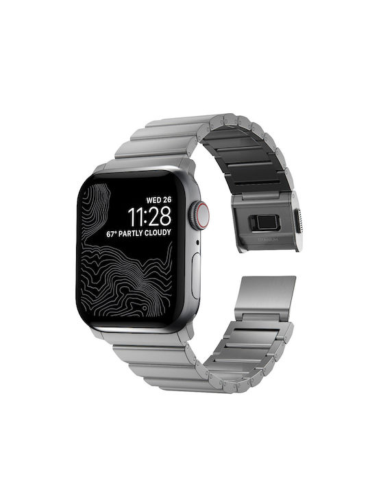 Nomad Λουράκι Ανοξείδωτο Ατσάλι Titanium (Apple Watch 44/45/46mm/Ultra 49mm)
