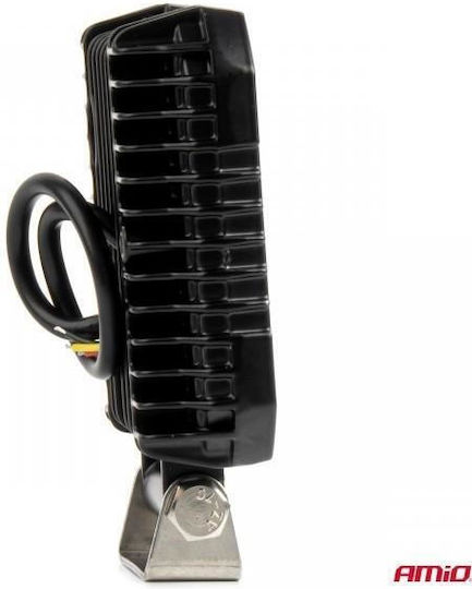 Amio Προβολεας Εργασιας Τετραγωνος Led 54w 9-36v 10.000lm 6.500k 110x110x38mm Awl68 Amio 1 Τεμ 04209/am