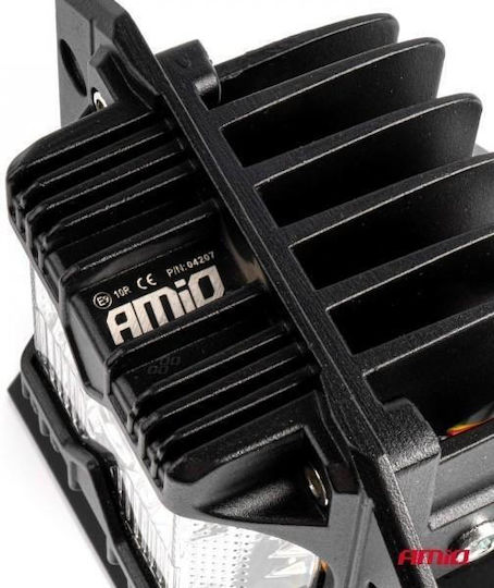 Amio Προβολεας Εργασιας Τετραγωνος Led 60w 9-36v 6.000lm 6.500k Awl66 Amio 1 Τεμ 04207/am