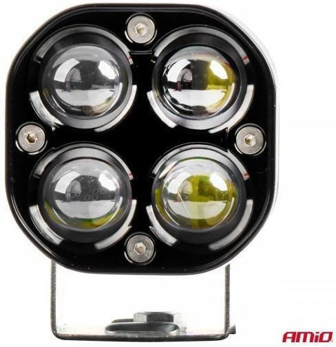 Amio Square LED Work Light 20W 9-36V 4,000lm 6,500K AWL63 Amio 1 Piece 04204/am