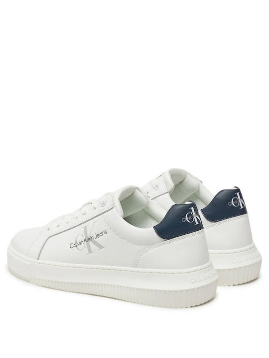 Chunky Sneakers Bright White / Calvin Navy
