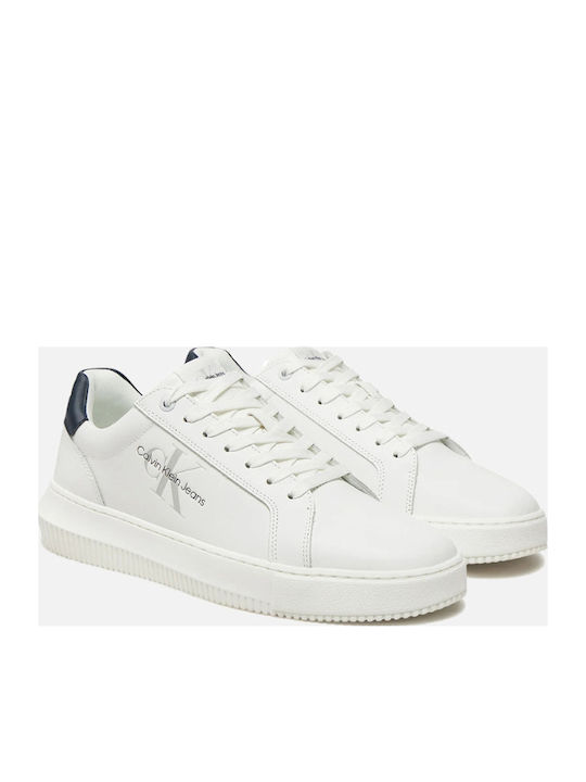 Chunky Sneakers Bright White / Calvin Navy